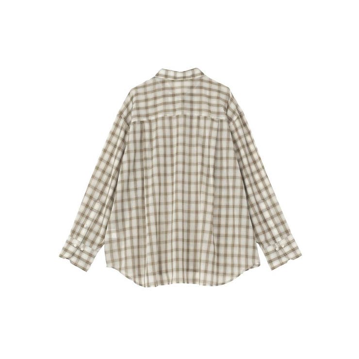 【接触冷感・イージーケア】シアーチェックシャツ | AMERICAN HOLIC | 詳細画像32 