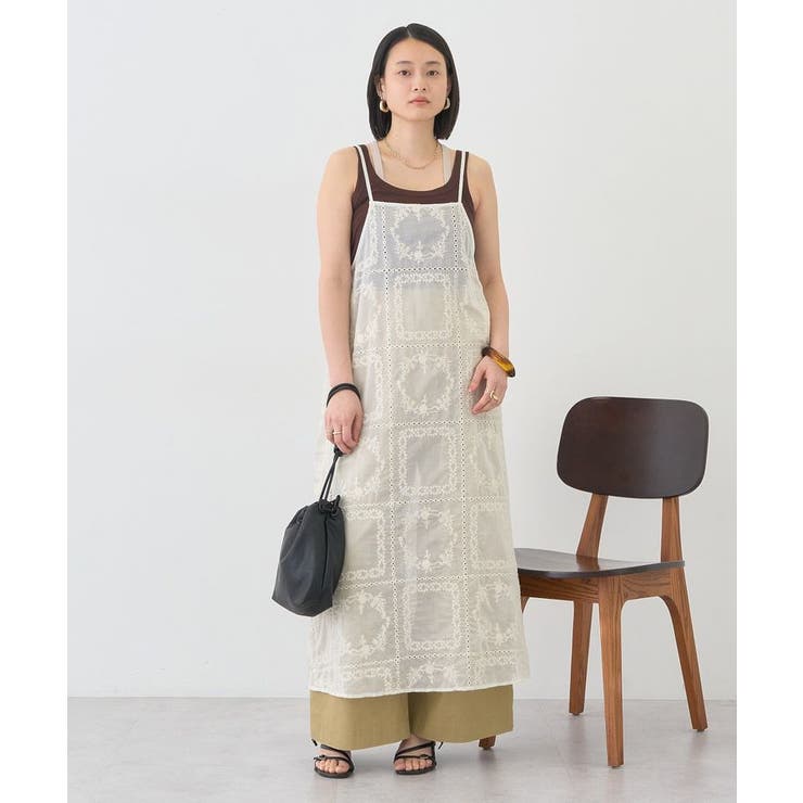 シアー刺繍キャミワンピース(ペチコート付き) | AMERICAN HOLIC | 詳細画像2 