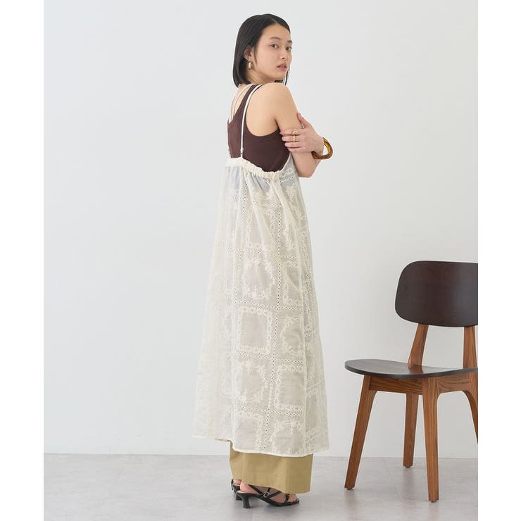 シアー刺繍キャミワンピース(ペチコート付き) | AMERICAN HOLIC | 詳細画像3 