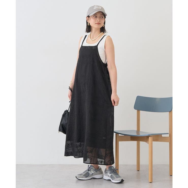 シアー刺繍キャミワンピース(ペチコート付き) | AMERICAN HOLIC | 詳細画像8 