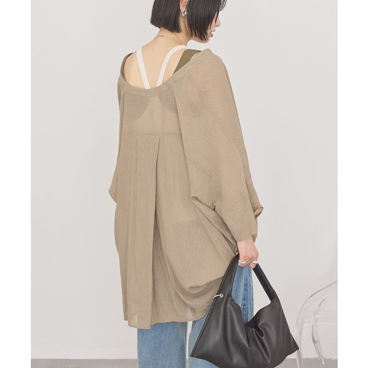 【接触冷感】Vネックポンチョシャツ | AMERICAN HOLIC | 詳細画像10 