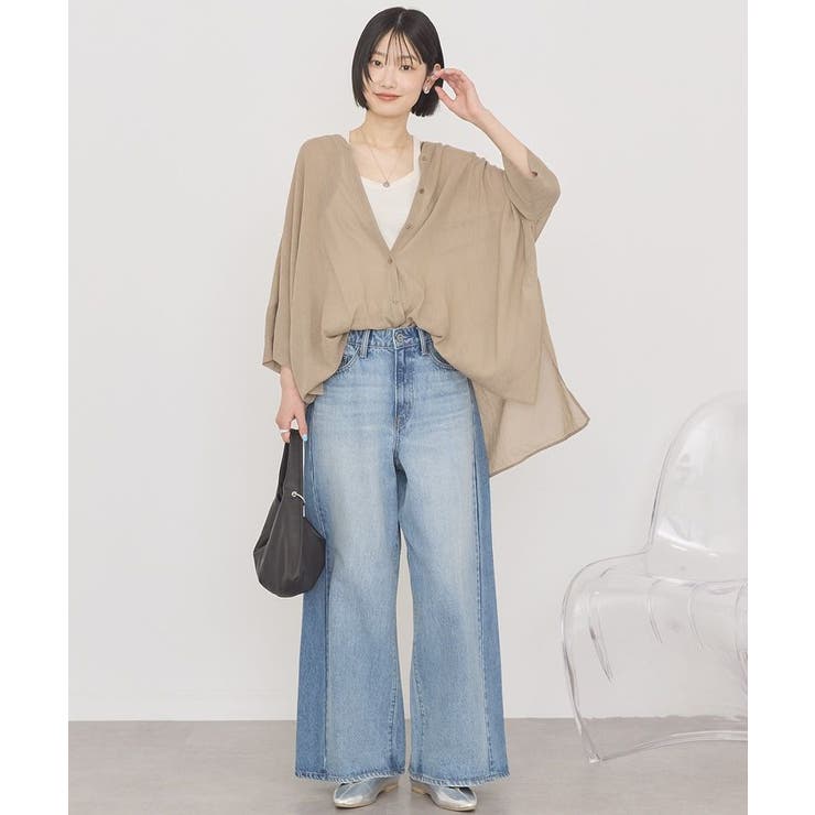 【接触冷感】Vネックポンチョシャツ | AMERICAN HOLIC | 詳細画像11 