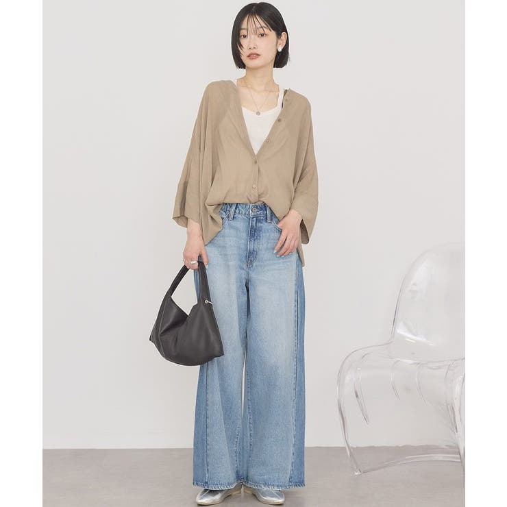 【接触冷感】Vネックポンチョシャツ | AMERICAN HOLIC | 詳細画像12 