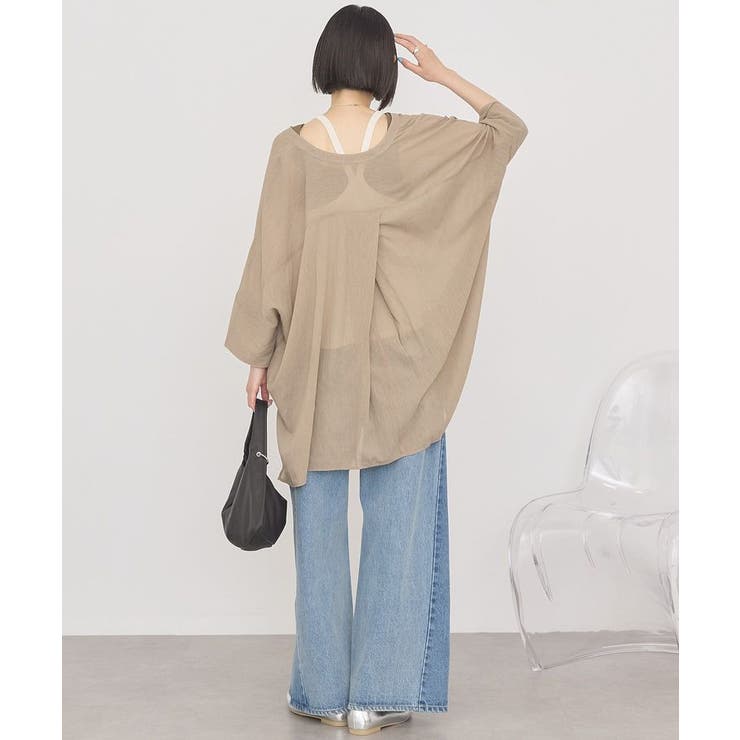 【接触冷感】Vネックポンチョシャツ | AMERICAN HOLIC | 詳細画像13 