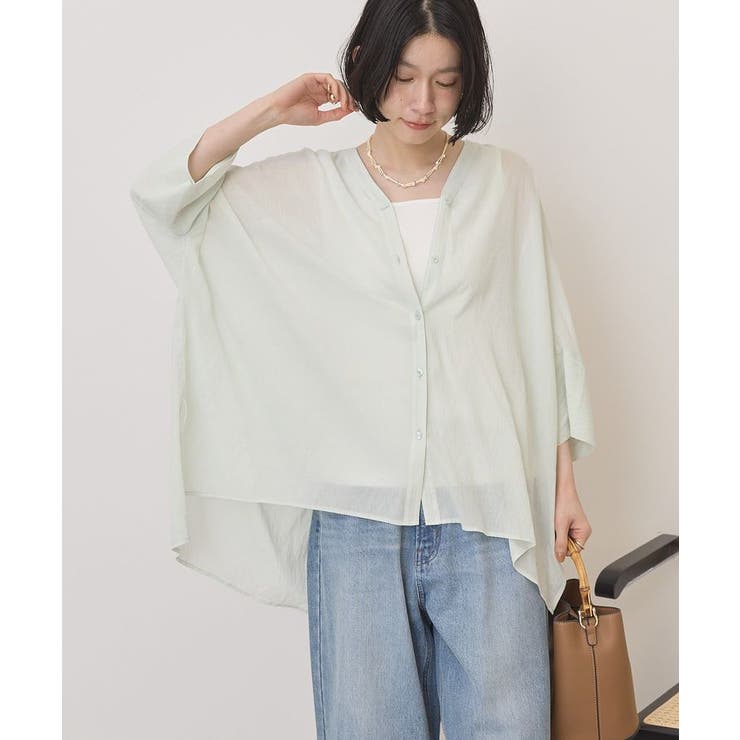 【接触冷感】Vネックポンチョシャツ | AMERICAN HOLIC | 詳細画像15 