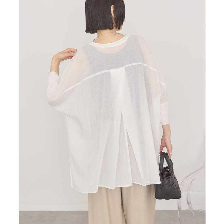 【接触冷感】Vネックポンチョシャツ | AMERICAN HOLIC | 詳細画像2 