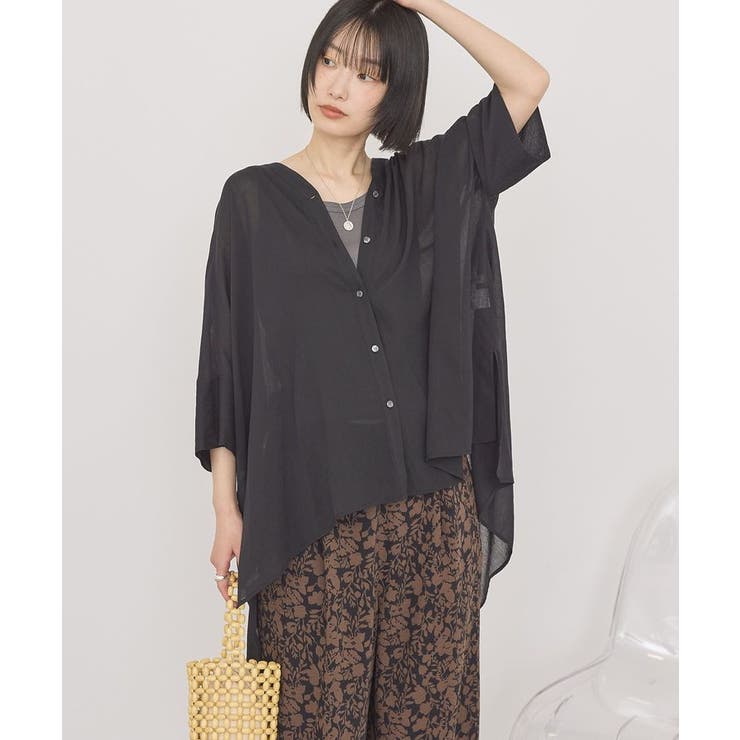 【接触冷感】Vネックポンチョシャツ | AMERICAN HOLIC | 詳細画像39 