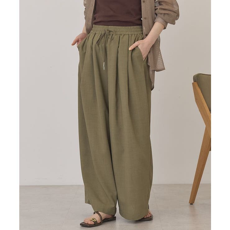 【マルチ機能】ドライタッチワイドパンツ | AMERICAN HOLIC | 詳細画像1 