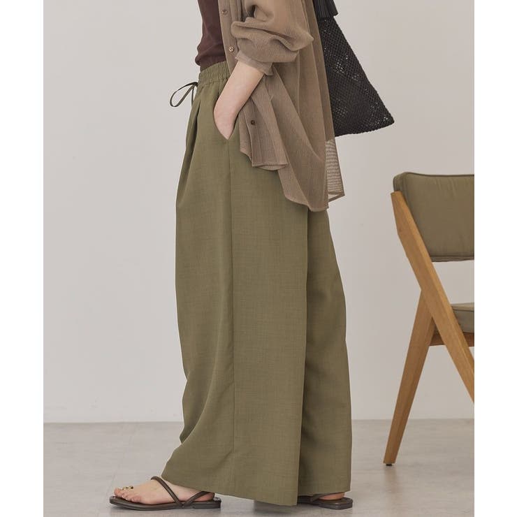 【マルチ機能】ドライタッチワイドパンツ | AMERICAN HOLIC | 詳細画像2 