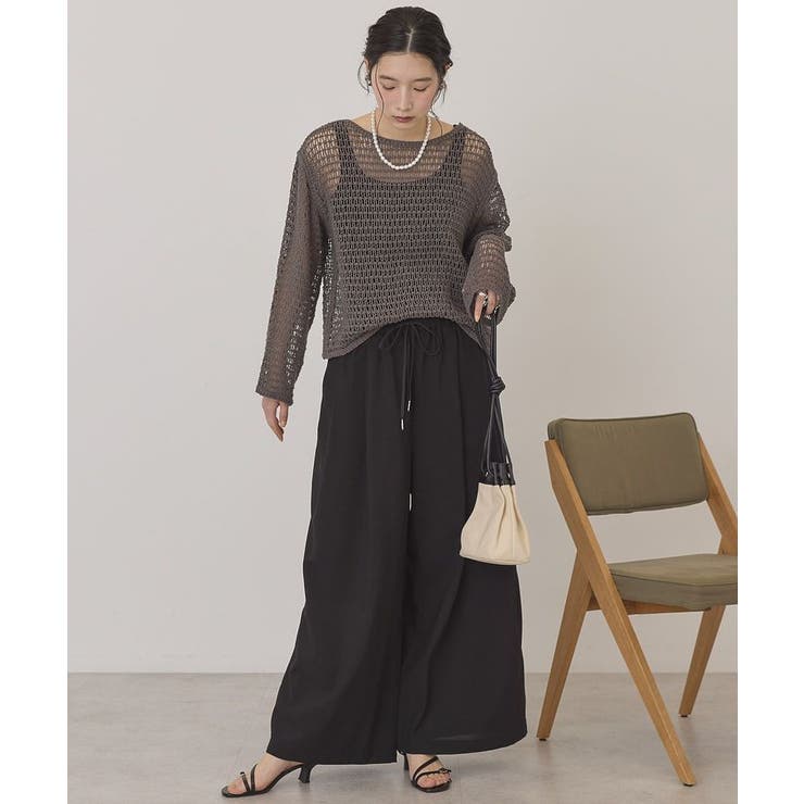 【マルチ機能】ドライタッチワイドパンツ | AMERICAN HOLIC | 詳細画像21 