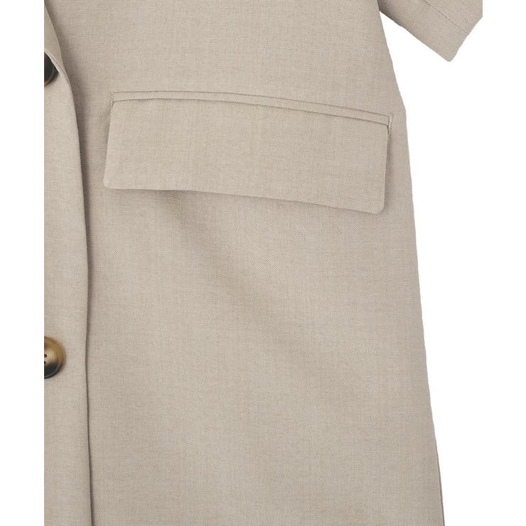 【接触冷感・イージーケア】リネンライク半袖ジャケット | AMERICAN HOLIC | 詳細画像35 