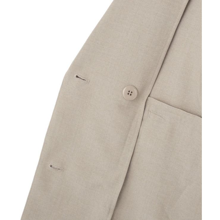 【接触冷感・イージーケア】リネンライク半袖ジャケット | AMERICAN HOLIC | 詳細画像36 