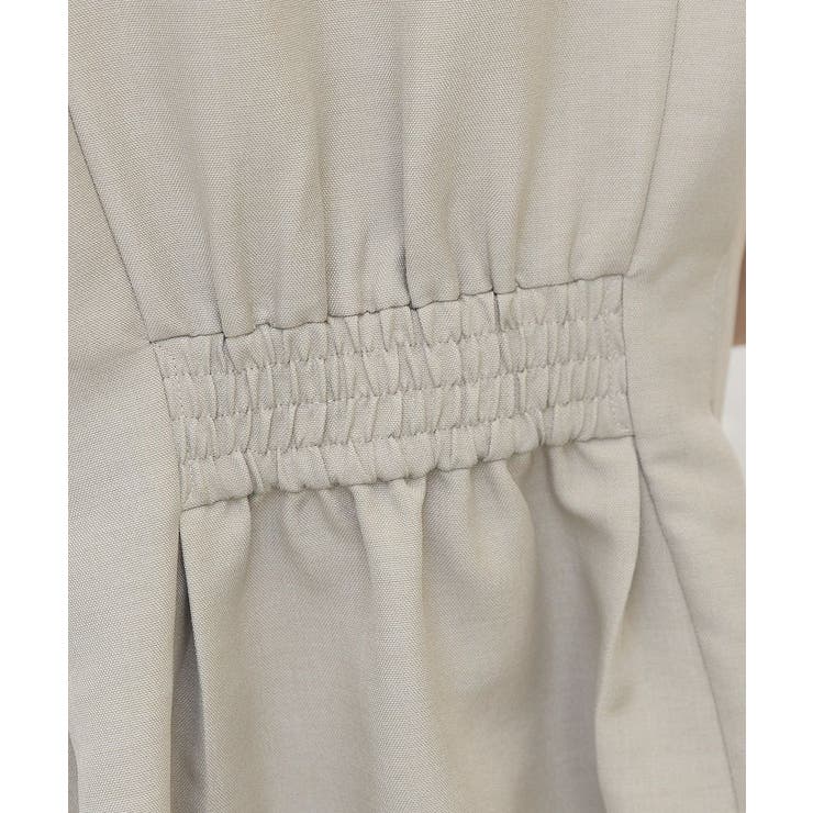 【接触冷感・イージーケア】リネンライクペプラムベスト | AMERICAN HOLIC | 詳細画像12 