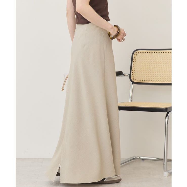 【接触冷感・イージーケア】リネンライクマーメイドスカート | AMERICAN HOLIC | 詳細画像10 