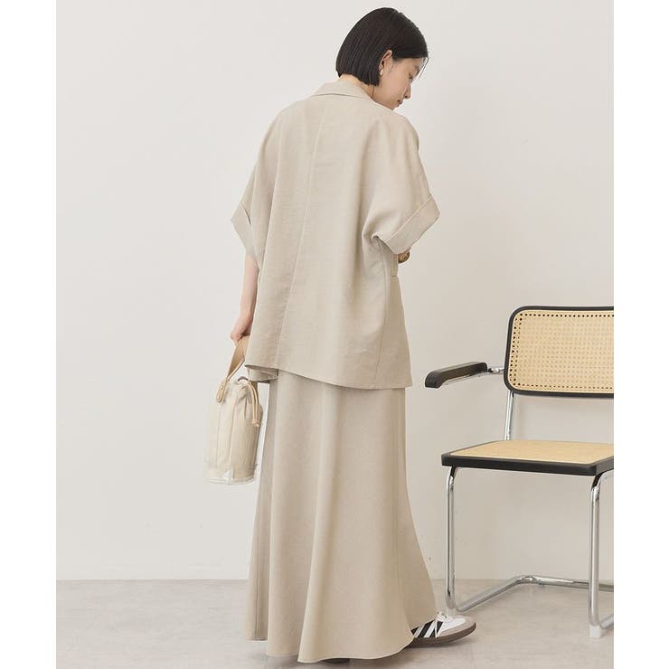 【接触冷感・イージーケア】リネンライクマーメイドスカート | AMERICAN HOLIC | 詳細画像14 