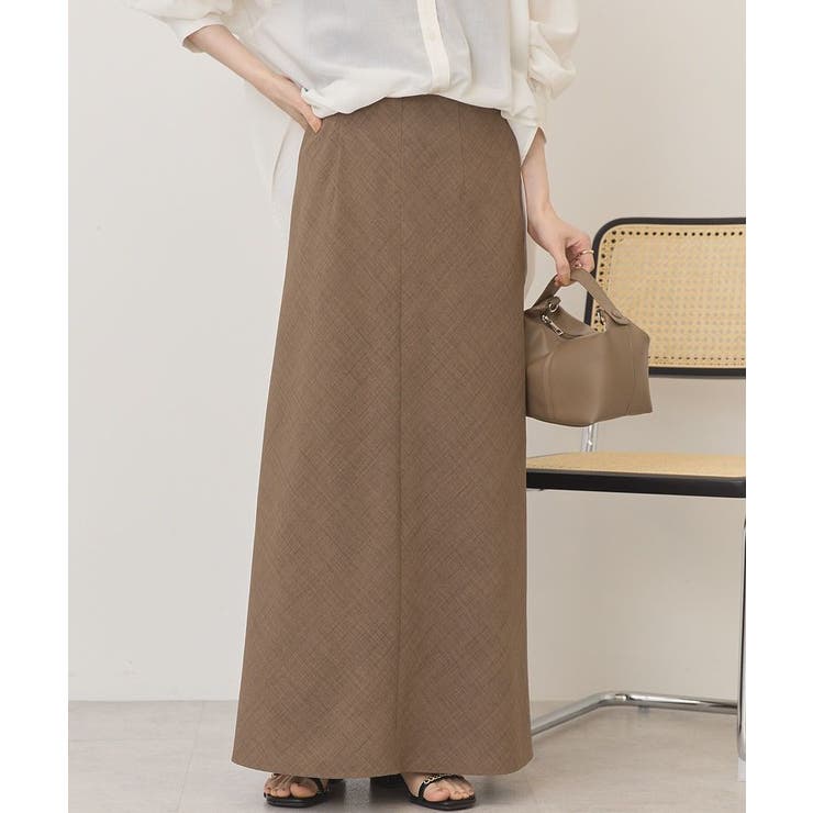 【接触冷感・イージーケア】リネンライクマーメイドスカート | AMERICAN HOLIC | 詳細画像2 