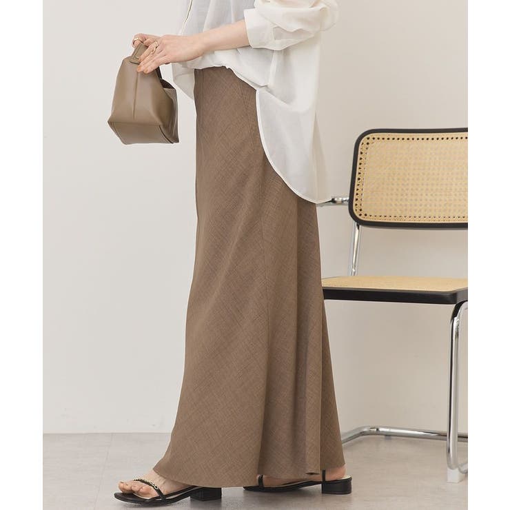 【接触冷感・イージーケア】リネンライクマーメイドスカート | AMERICAN HOLIC | 詳細画像3 