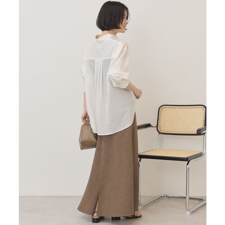 【接触冷感・イージーケア】リネンライクマーメイドスカート | AMERICAN HOLIC | 詳細画像7 