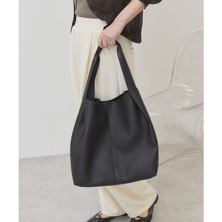 ブラック | 軽量ワンハンドルA4トートバッグ | AMERICAN HOLIC