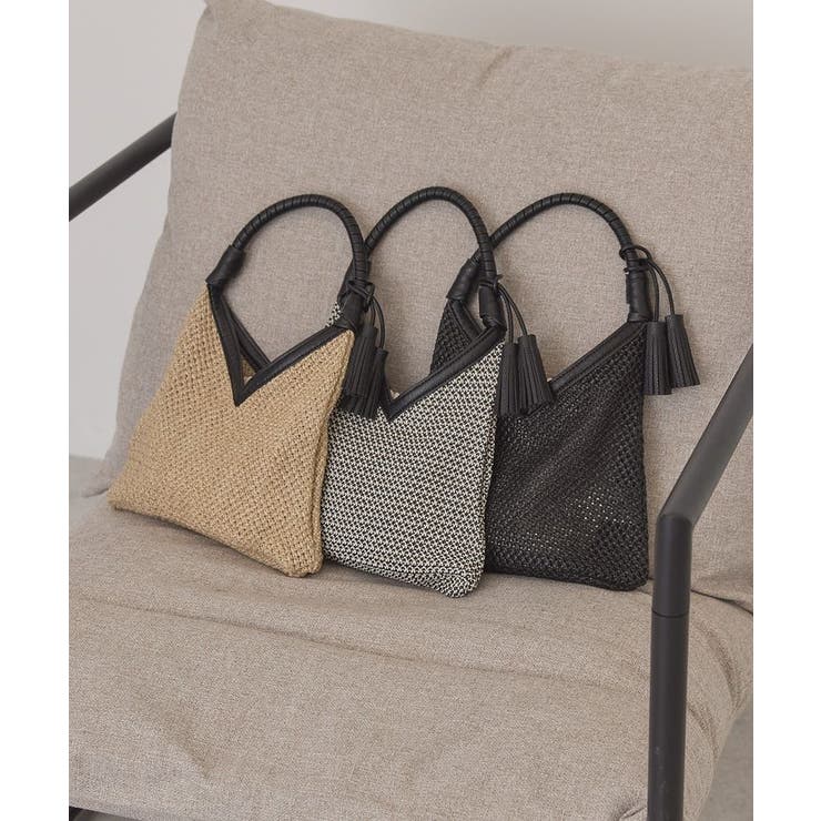 【2点SET】巾着付トライアングルミニトートバッグ | AMERICAN HOLIC | 詳細画像1 