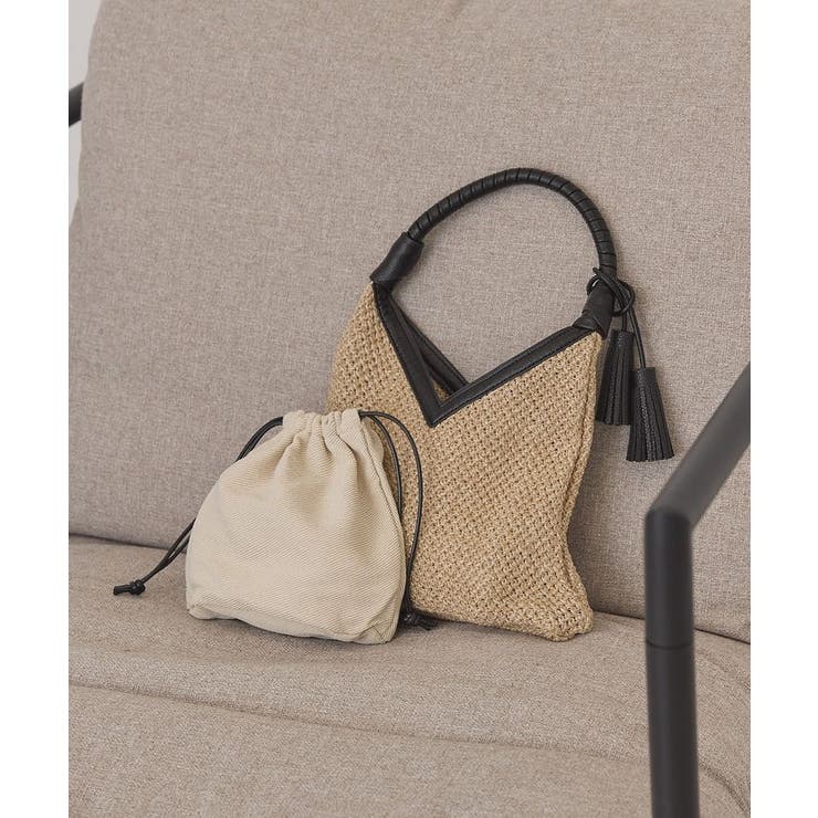 【2点SET】巾着付トライアングルミニトートバッグ | AMERICAN HOLIC | 詳細画像4 