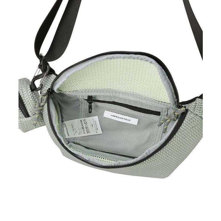 【2点SET】ポーチ付ダブルメッシュウエストポーチ | AMERICAN HOLIC | 詳細画像10 