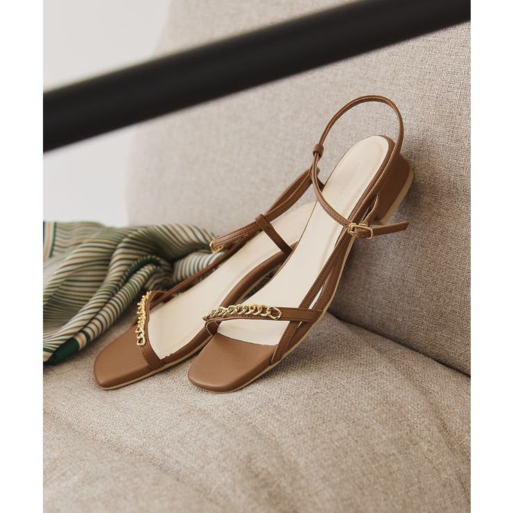 キャメル | チェーンヌーディサンダル | AMERICAN HOLIC