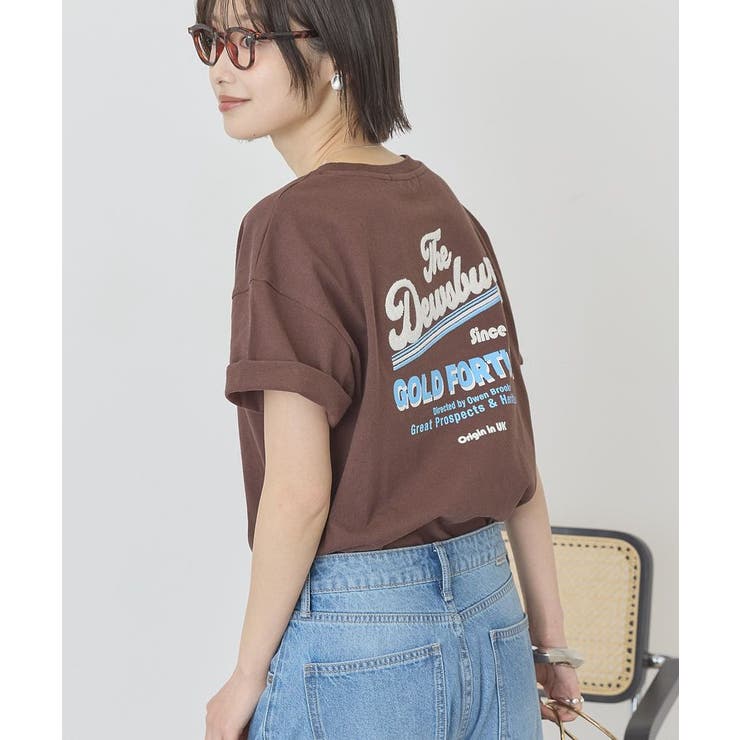 ブラウン | サガラ刺繍Tシャツ | AMERICAN HOLIC