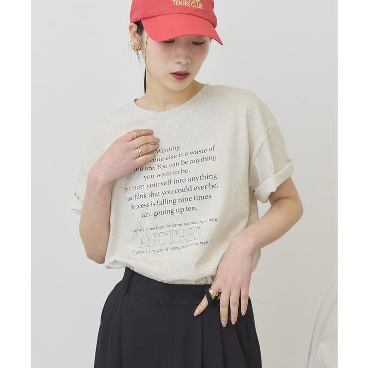 メッセージロゴTシャツ | AMERICAN HOLIC | 詳細画像6 