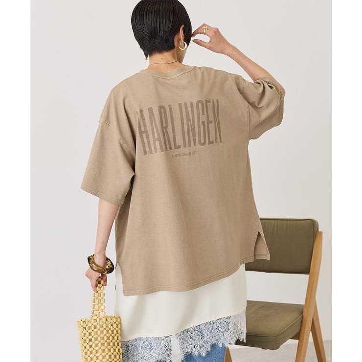 バックロゴルーズTシャツ | AMERICAN HOLIC | 詳細画像1 