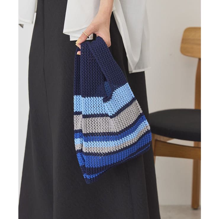 マルチボーダーニットバッグ | AMERICAN HOLIC | 詳細画像2 