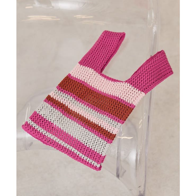 マルチボーダーニットバッグ | AMERICAN HOLIC | 詳細画像4 