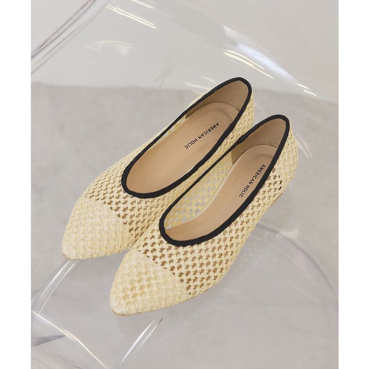 オフホワイト | サマーメッシュパンプス | AMERICAN HOLIC