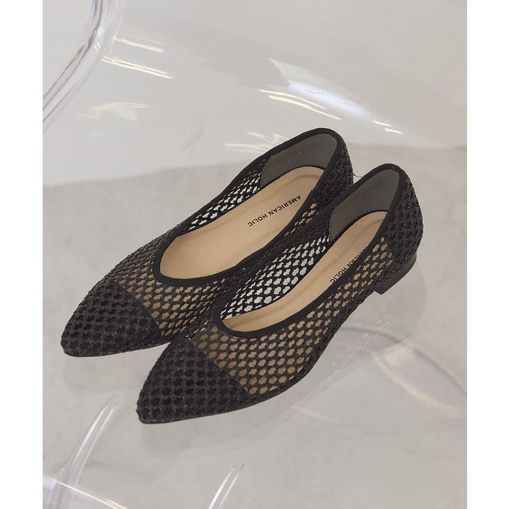 ブラック | サマーメッシュパンプス | AMERICAN HOLIC