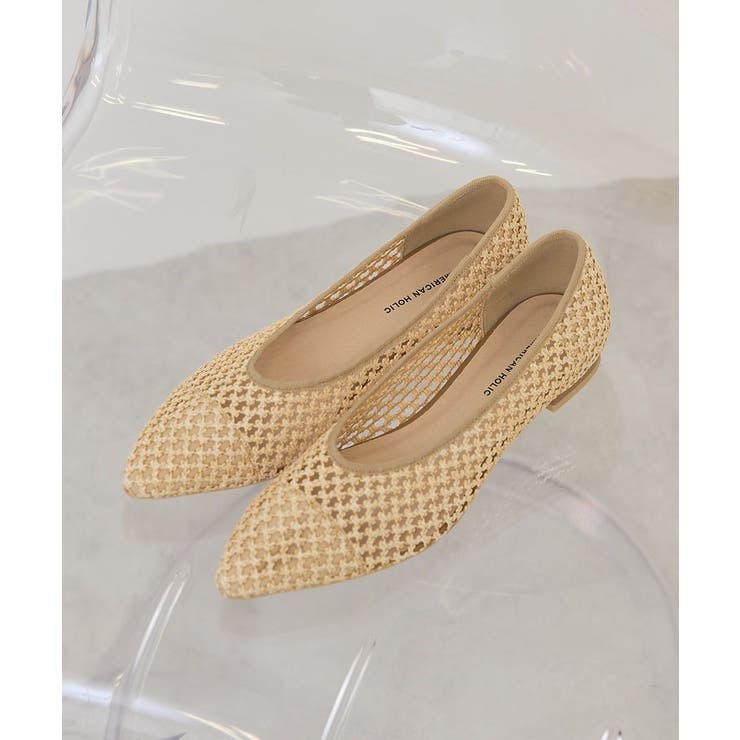 ベージュ | サマーメッシュパンプス | AMERICAN HOLIC