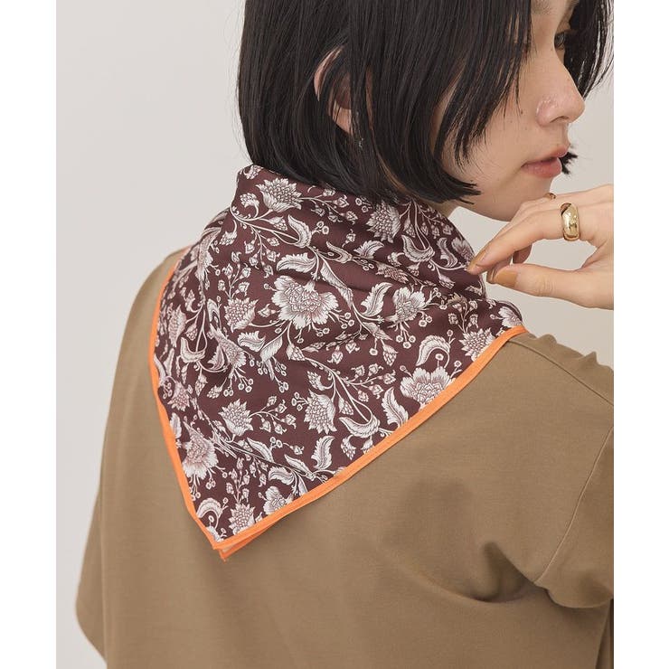 【UVカット・接触冷感】ボタニカル柄スカーフ | AMERICAN HOLIC | 詳細画像2 