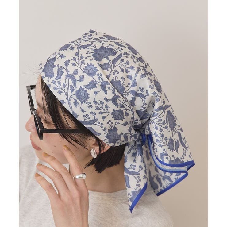 【UVカット・接触冷感】ボタニカル柄スカーフ | AMERICAN HOLIC | 詳細画像4 