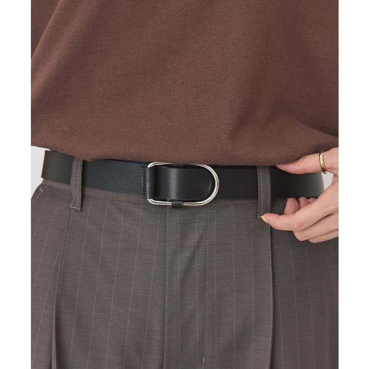 ブラック | ワイドピンレスベルト | AMERICAN HOLIC