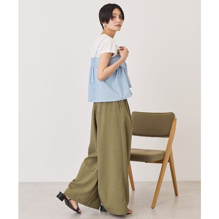 【2点セット】ノースリーブTシャツ＋ビスチェ | AMERICAN HOLIC | 詳細画像20 