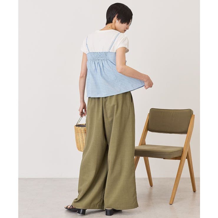 【2点セット】ノースリーブTシャツ＋ビスチェ | AMERICAN HOLIC | 詳細画像21 