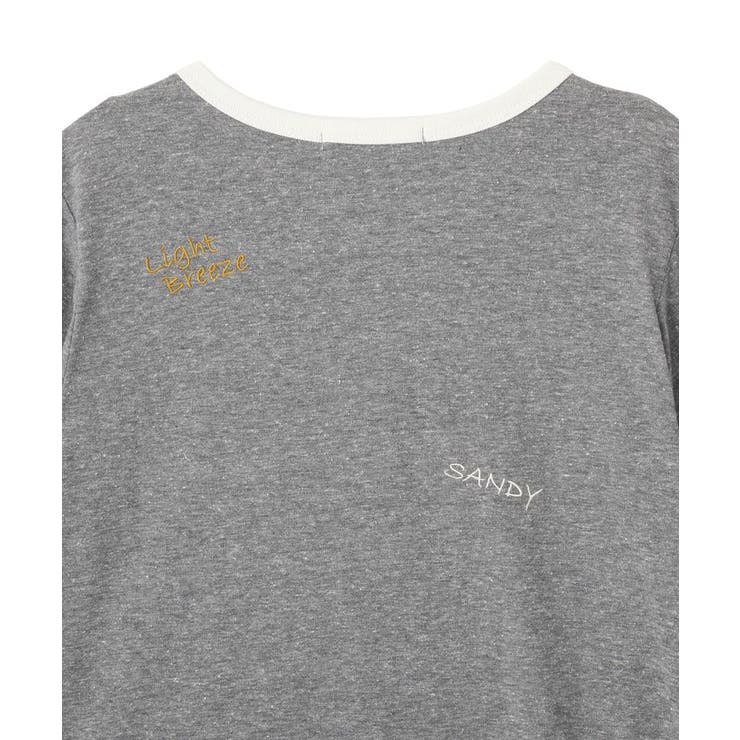 ランダムロゴ刺繍リンガーTシャツ | AMERICAN HOLIC | 詳細画像40 