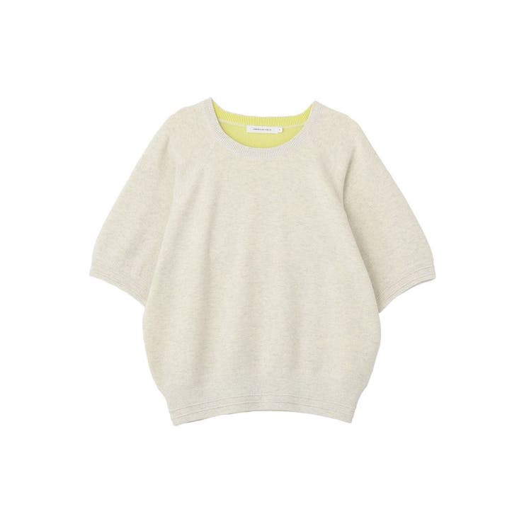 【接触冷感・UVカット】バイカラースウェットライクニット | AMERICAN HOLIC | 詳細画像32 