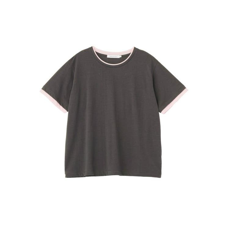 配色レイヤード風シアーTシャツ | AMERICAN HOLIC | 詳細画像33 