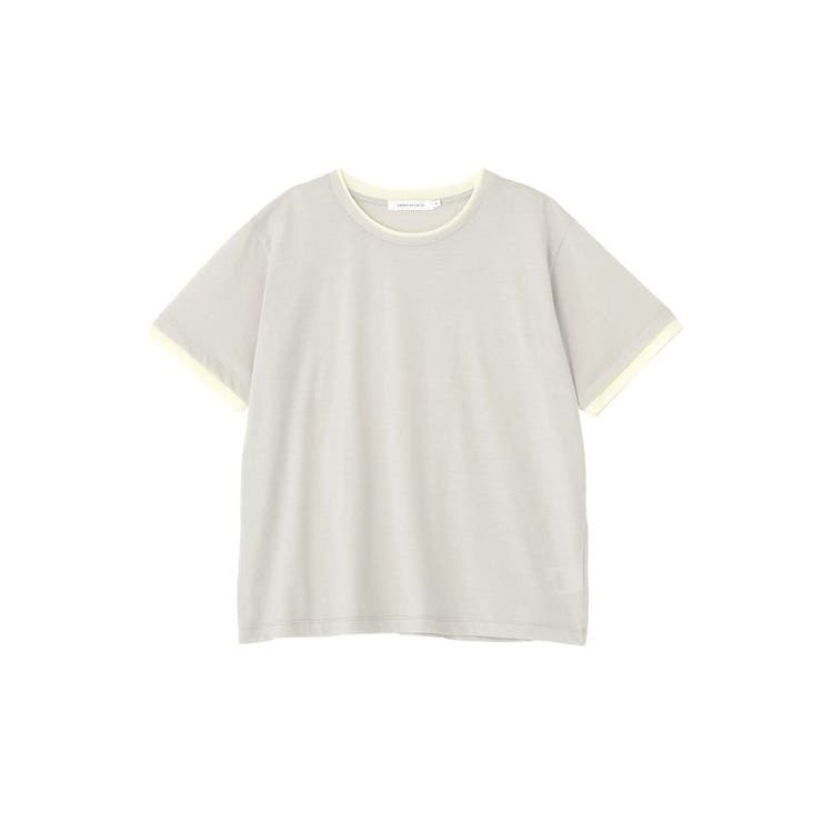 配色レイヤード風シアーTシャツ | AMERICAN HOLIC | 詳細画像35 