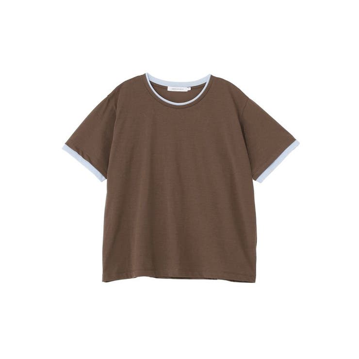 配色レイヤード風シアーTシャツ | AMERICAN HOLIC | 詳細画像44 