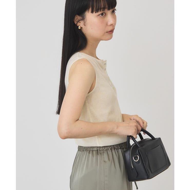 【2点セット】シアーリブヘンリーネックニット＋タンクトップ | AMERICAN HOLIC | 詳細画像15 