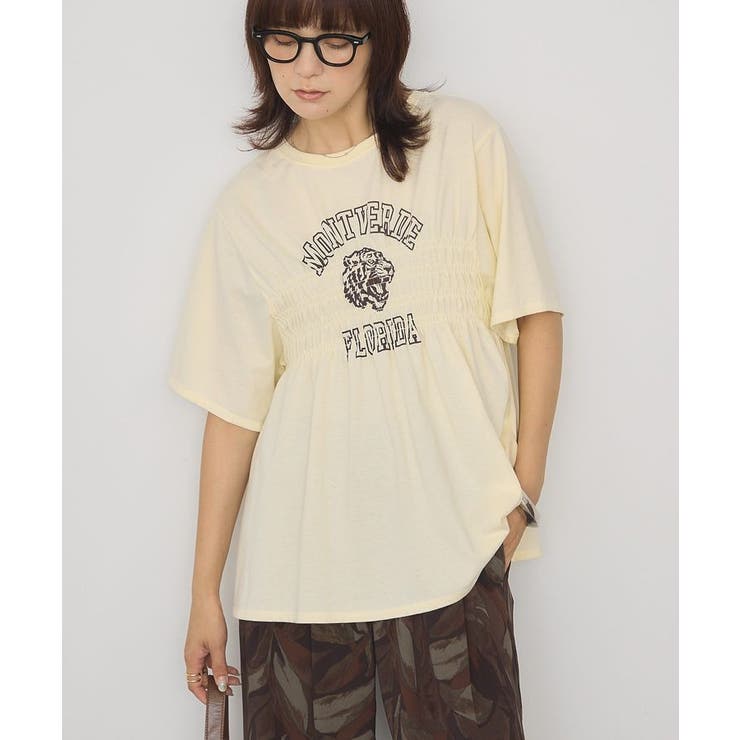 シャーリングプリントTシャツ | AMERICAN HOLIC | 詳細画像2 