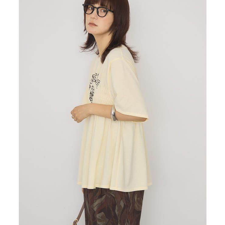 シャーリングプリントTシャツ | AMERICAN HOLIC | 詳細画像3 