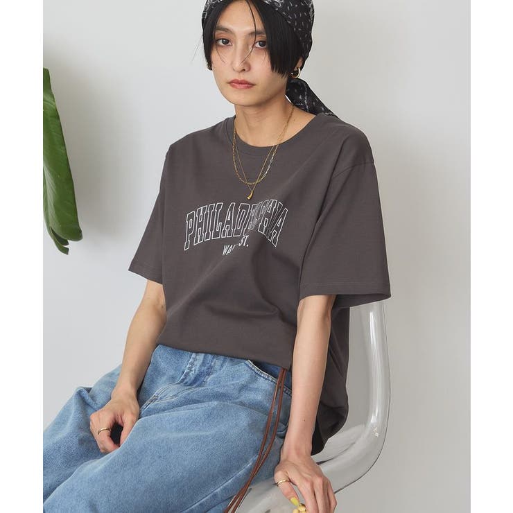 【マルチ機能】カレッジロゴTシャツ | AMERICAN HOLIC | 詳細画像21 