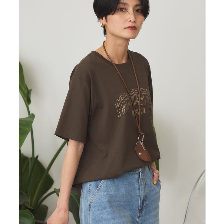 【マルチ機能】カレッジロゴTシャツ | AMERICAN HOLIC | 詳細画像4 